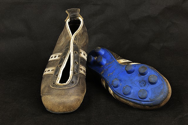 vieilles chaussures foot